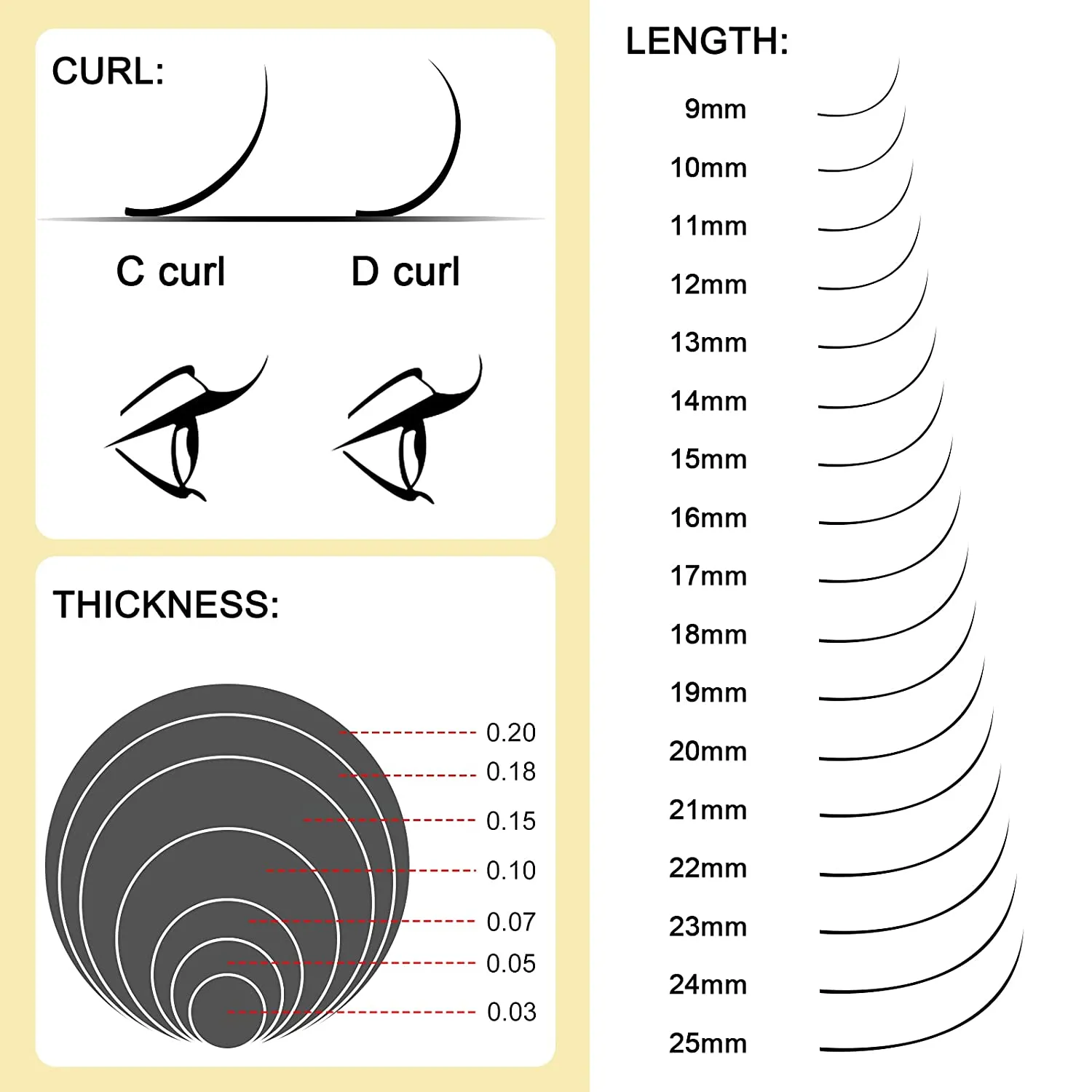 0.05mm Classic Lash Extensions JH series | Quewel®