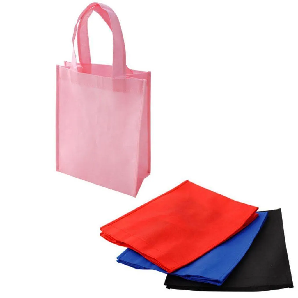 3 Pack Plain Gift Gifts Presents Bag Bags Tote Totes With Gusset 8inch X 10inch