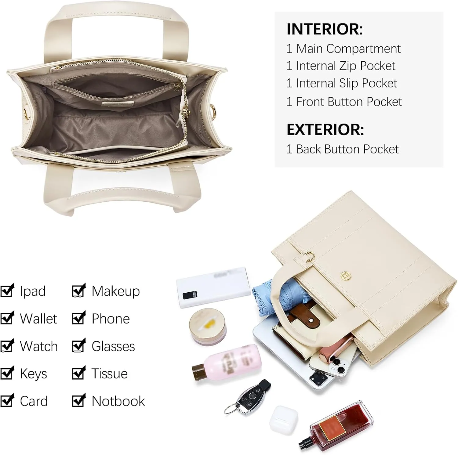 BOSTANTEN Small Tote Bag for Women Crossbody Trendy Purses Vegan Leather Satchel Handbags with Shoulder Strap