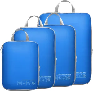 Cambond Compression Packing Cubes for Travel Women - Travel Bags Luggage Organizers Travel Essentials Compression Cubes for Travel Carry on Suitcases