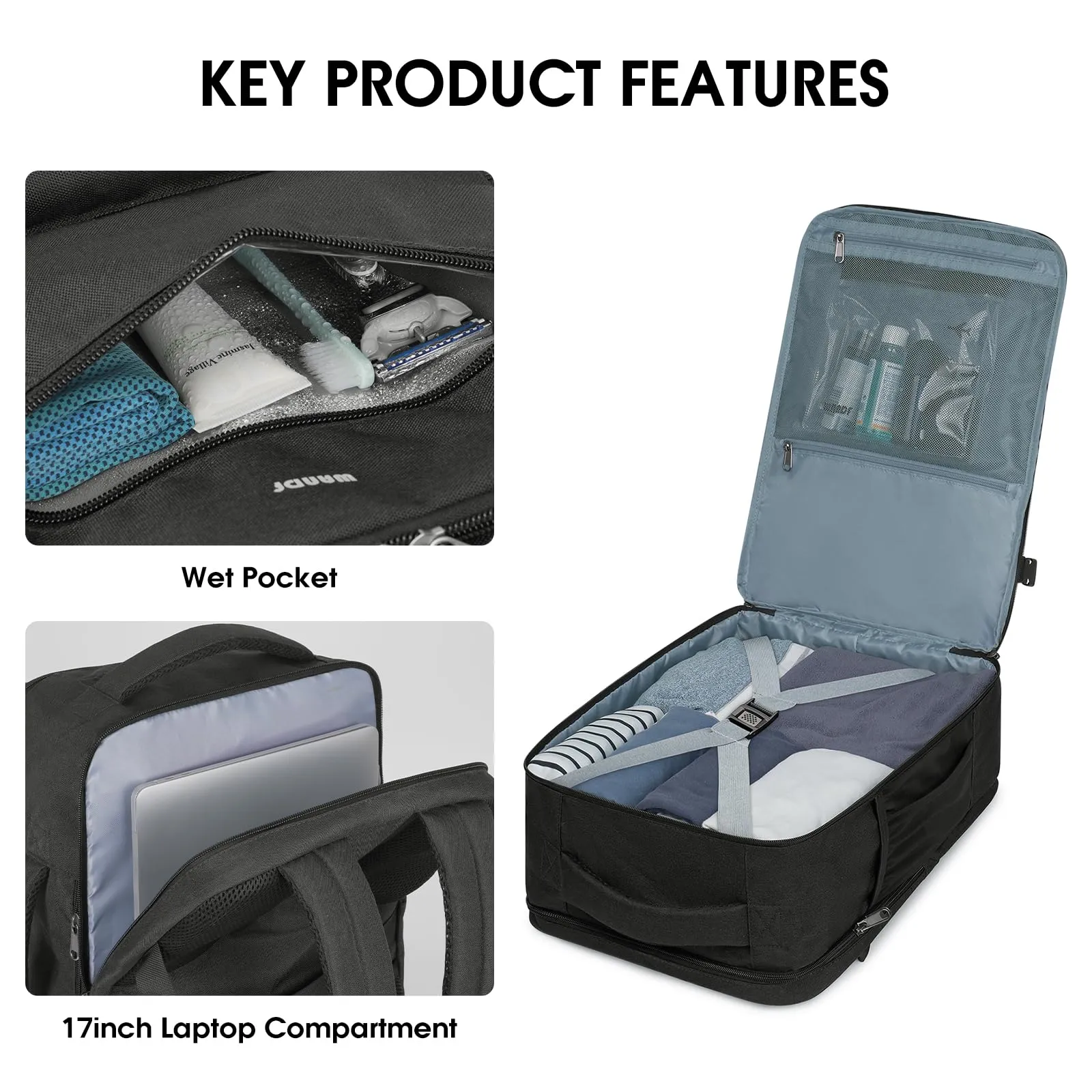 Carry On Laptop Backpack 17 Inch