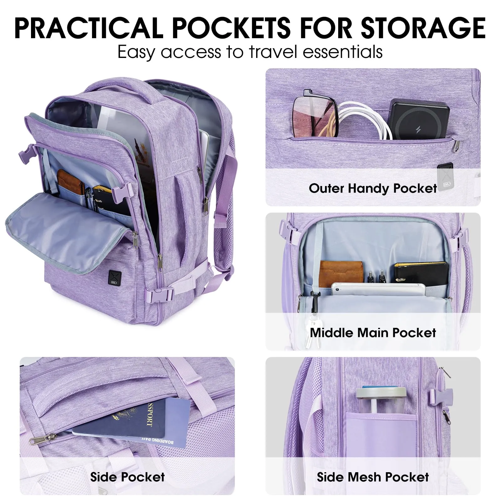 Carry On Laptop Backpack 17 Inch