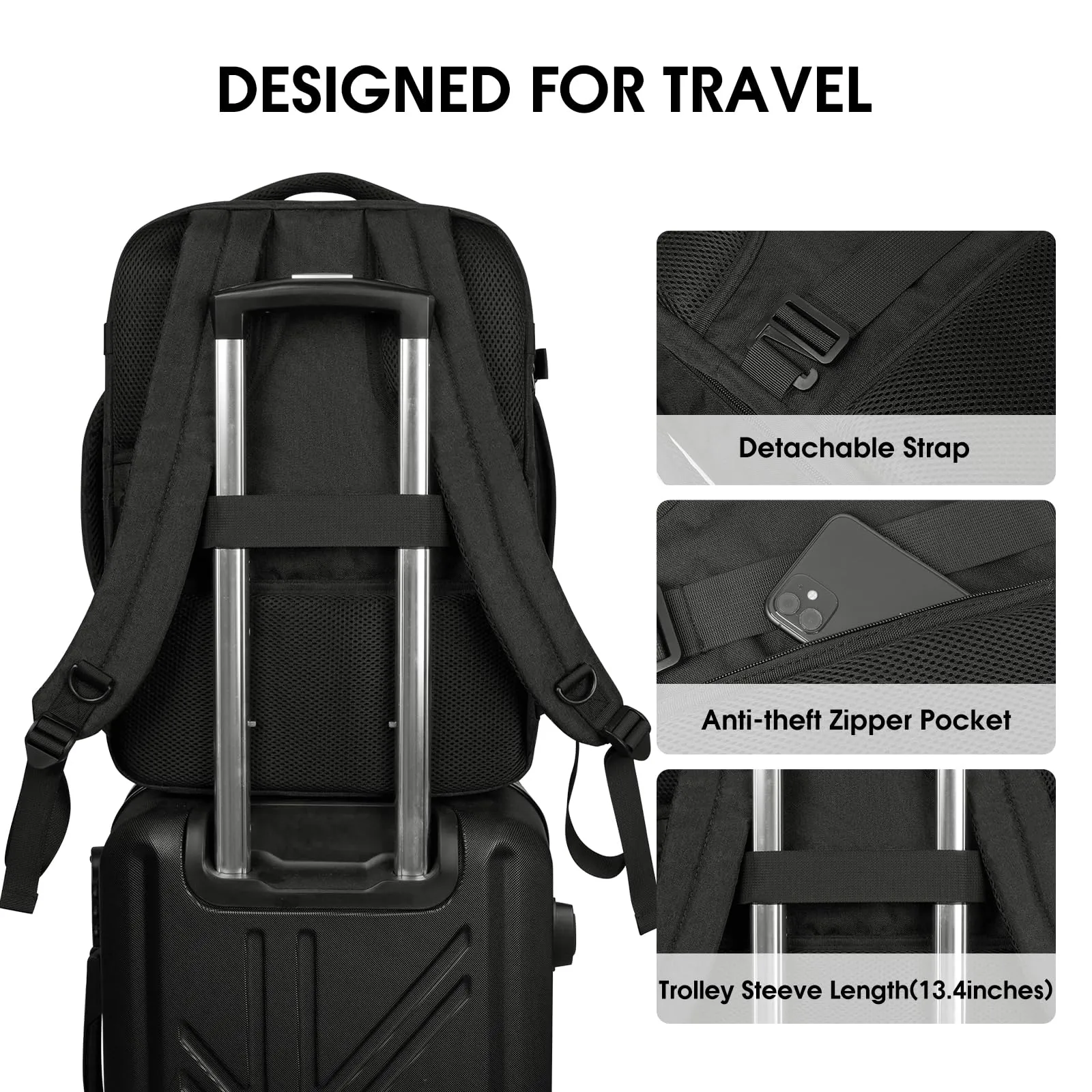 Carry On Laptop Backpack 17 Inch