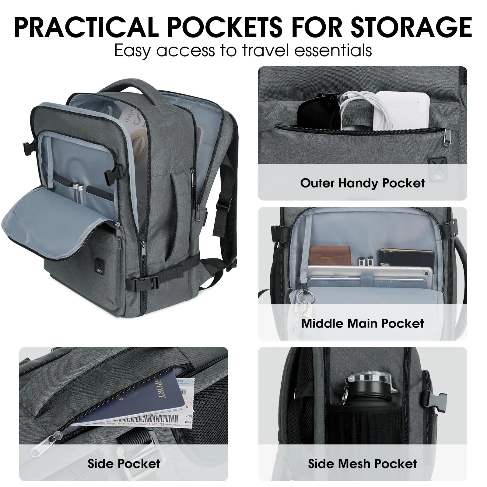 Carry On Laptop Backpack 17 Inch