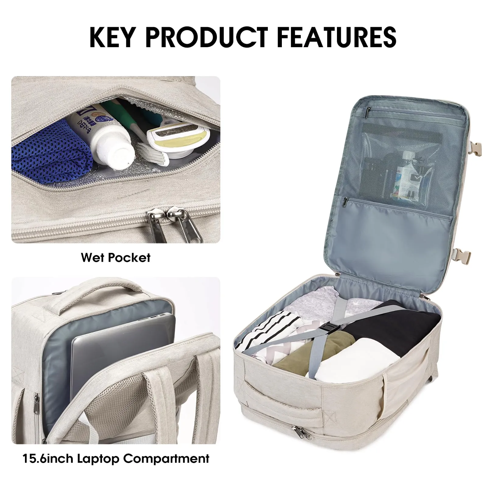 Carry On Laptop Backpack 17 Inch