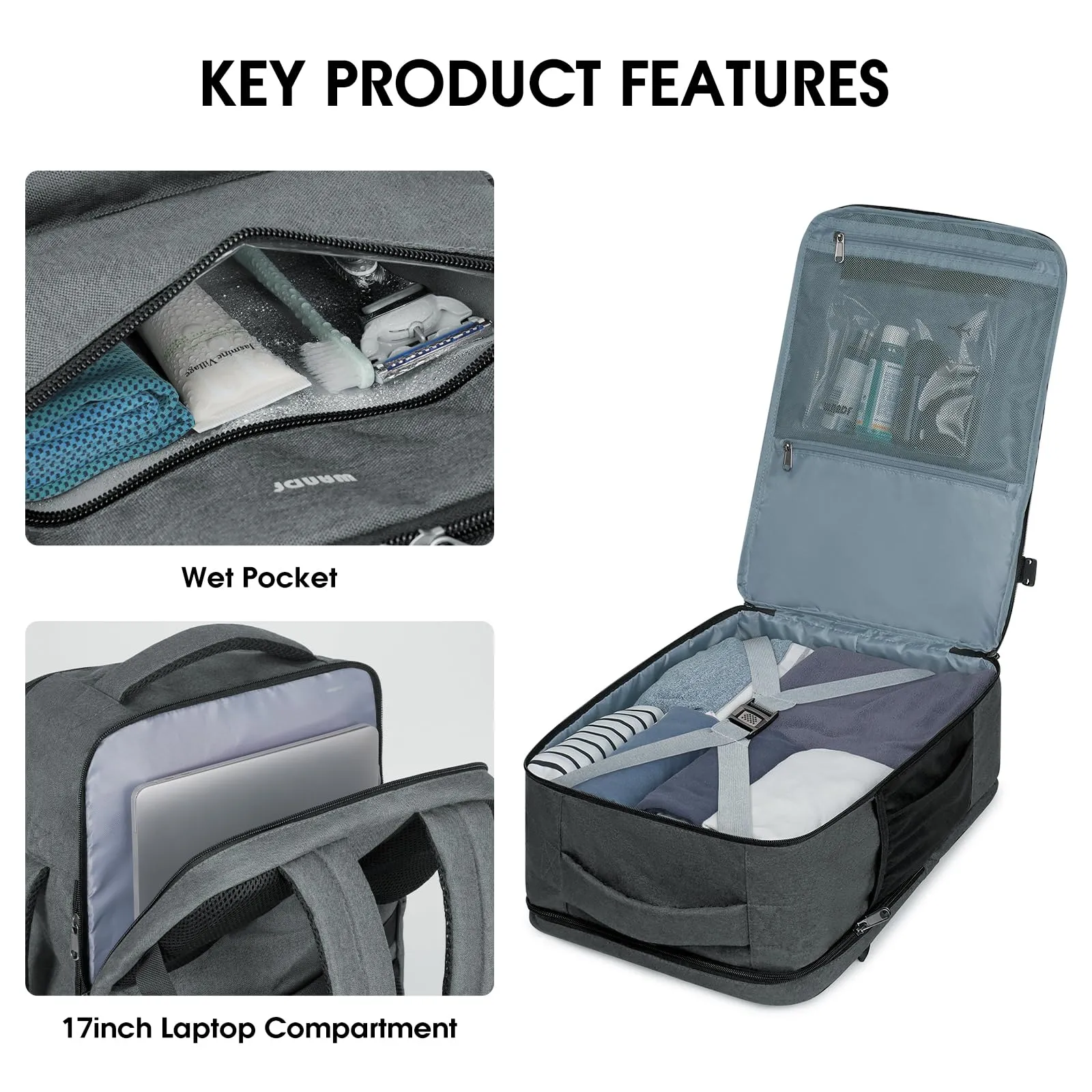 Carry On Laptop Backpack 17 Inch