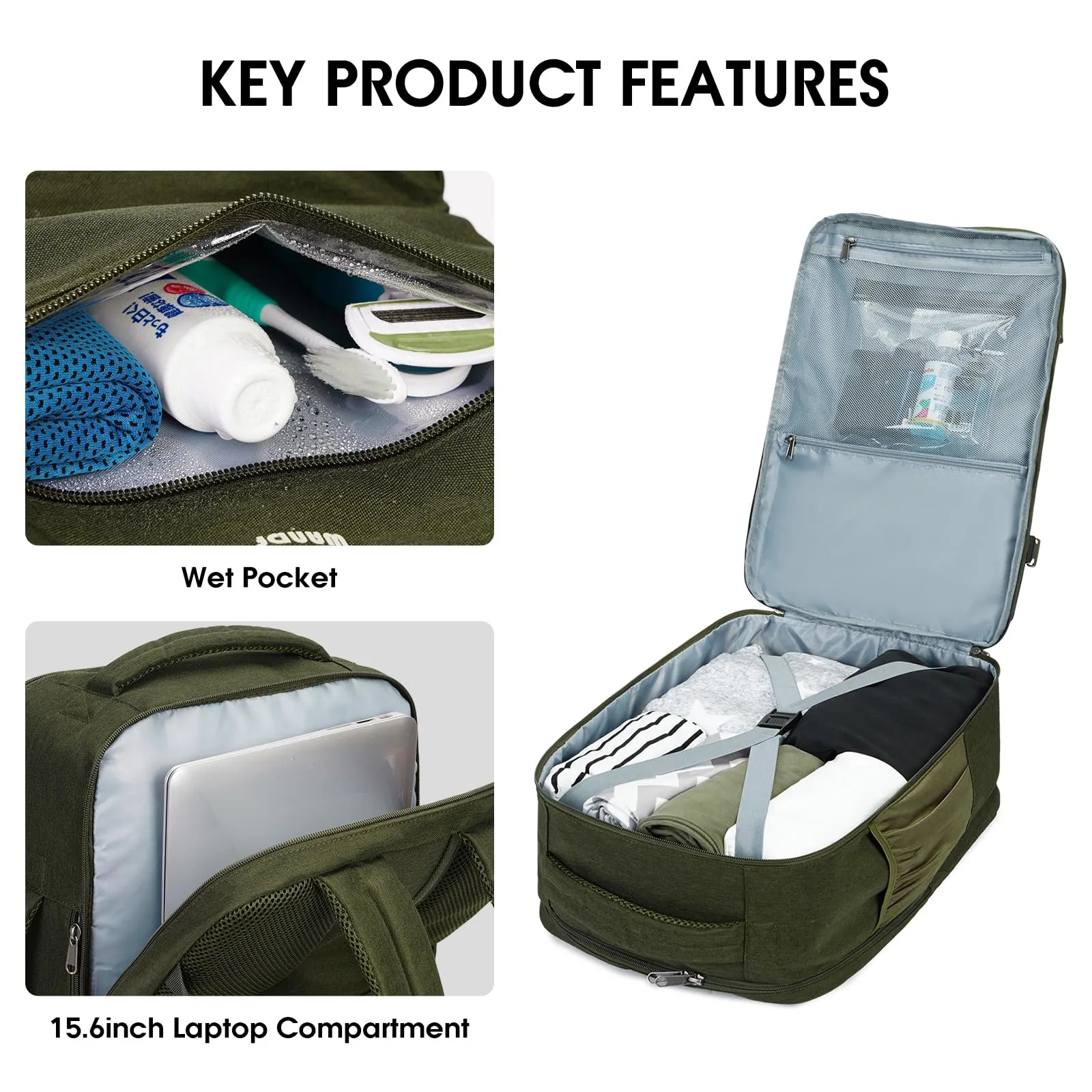 Carry On Laptop Backpack 17 Inch
