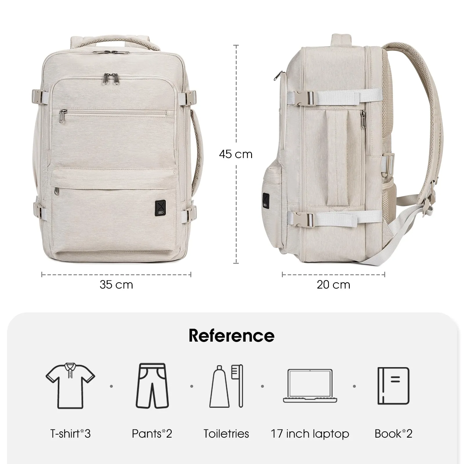 Carry On Laptop Backpack 17 Inch