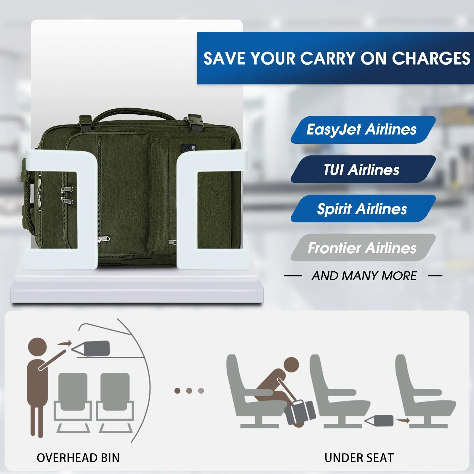 Carry On Laptop Backpack 17 Inch