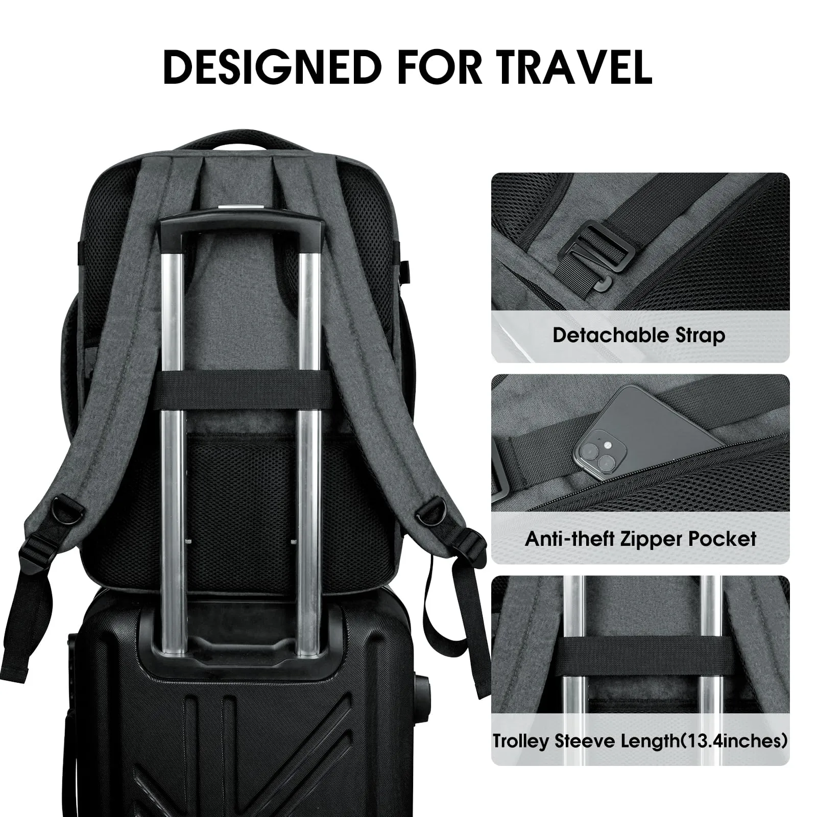 Carry On Laptop Backpack 17 Inch