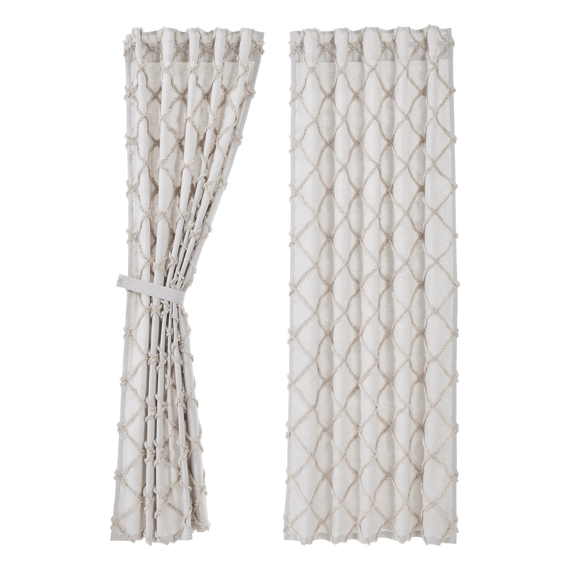 Frayed Lattice Panel Set of 2