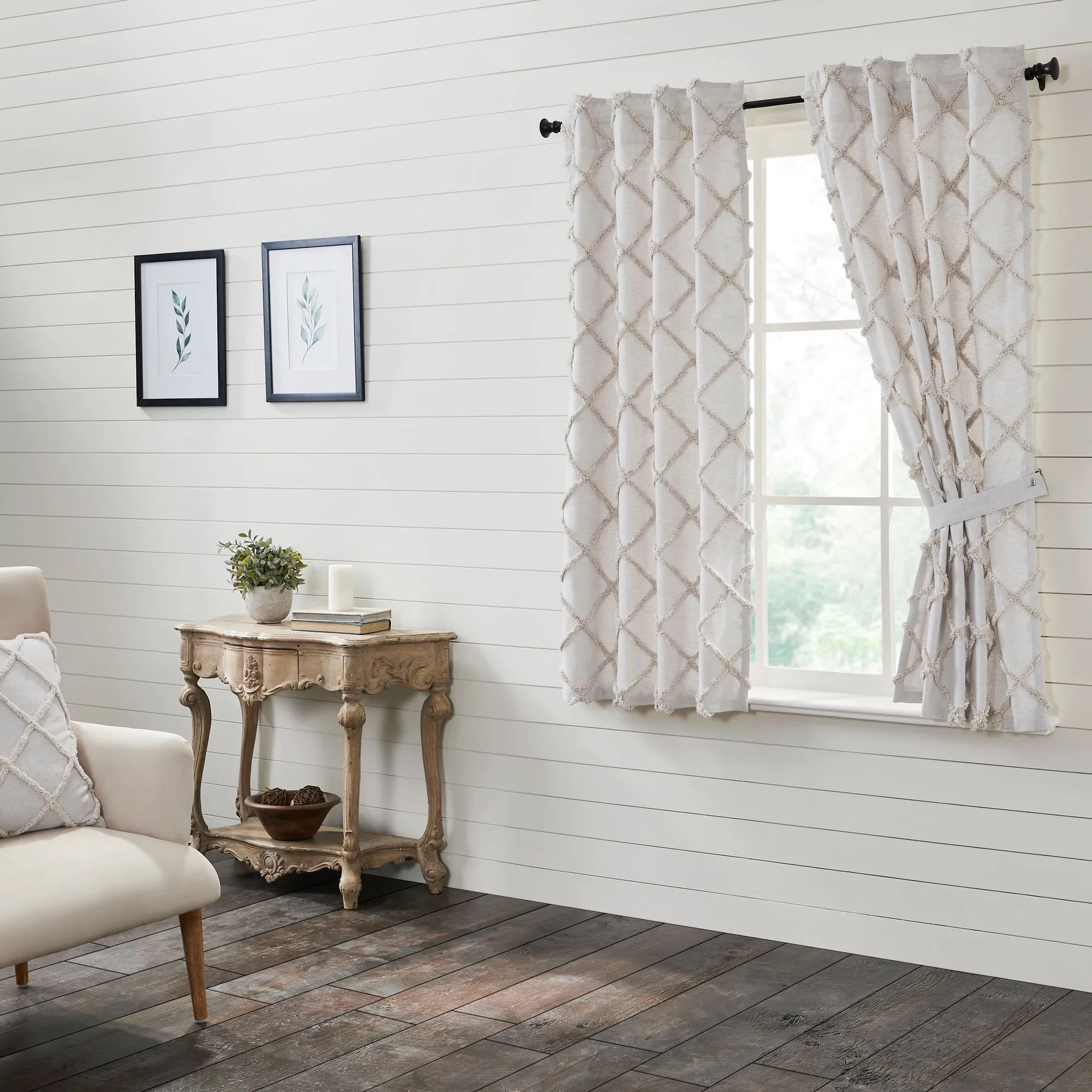 Frayed Lattice Panel Set of 2