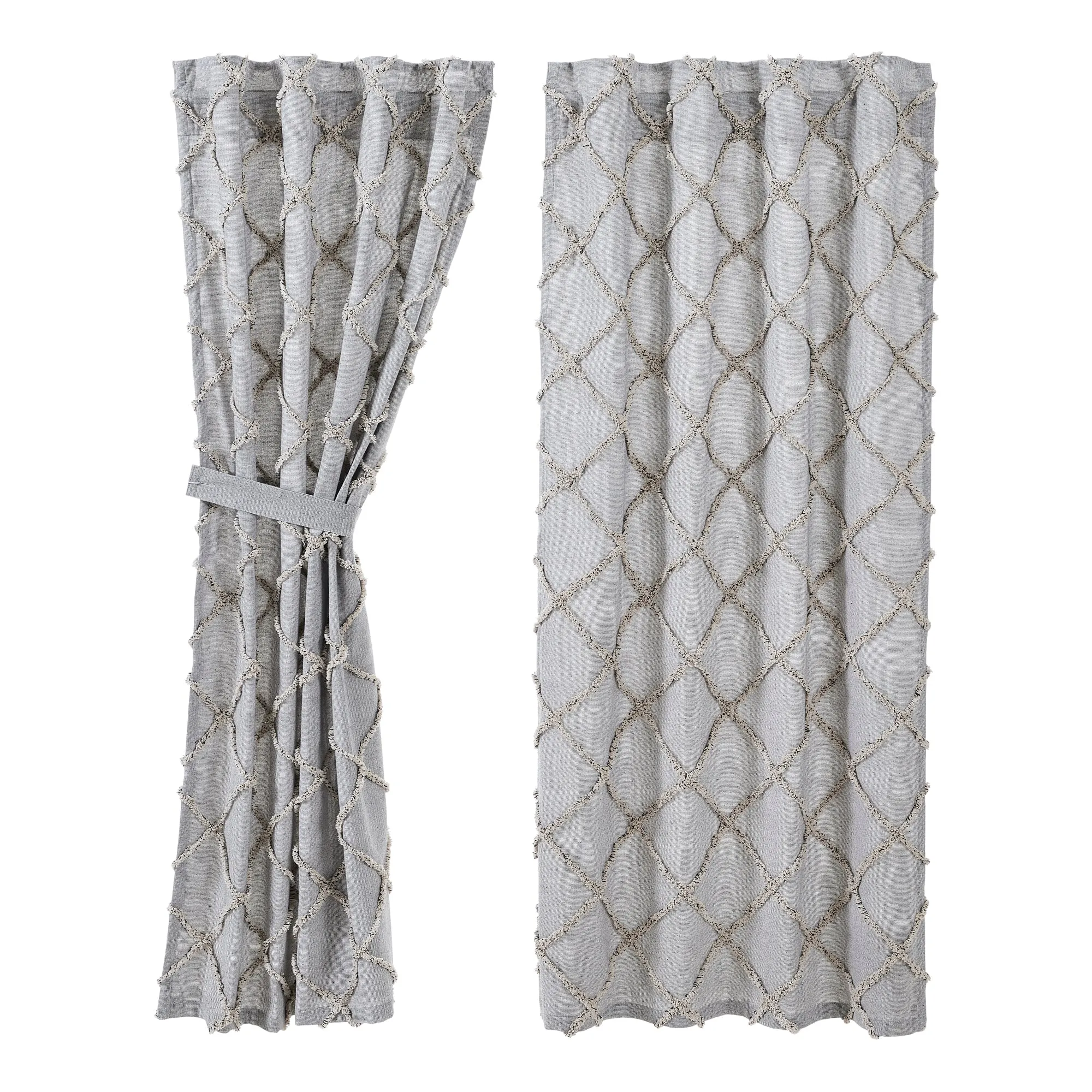 Frayed Lattice Panel Set of 2