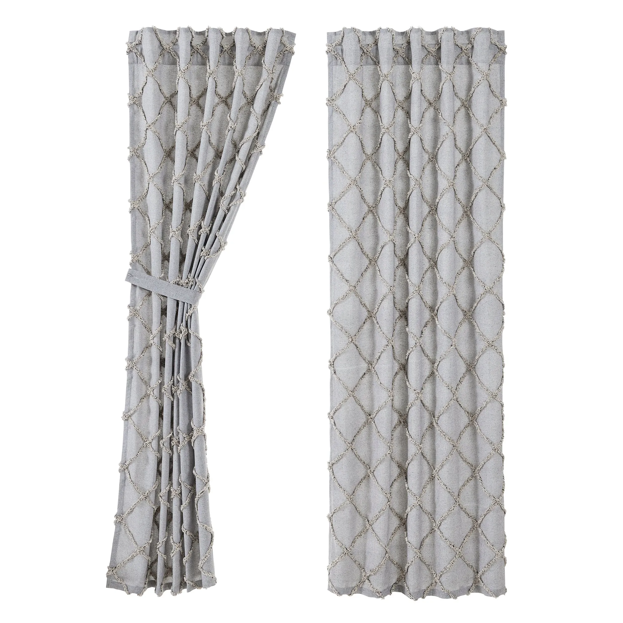 Frayed Lattice Panel Set of 2