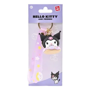 Keychain With Hand Strap Hello Kitty Donuts Kuromi