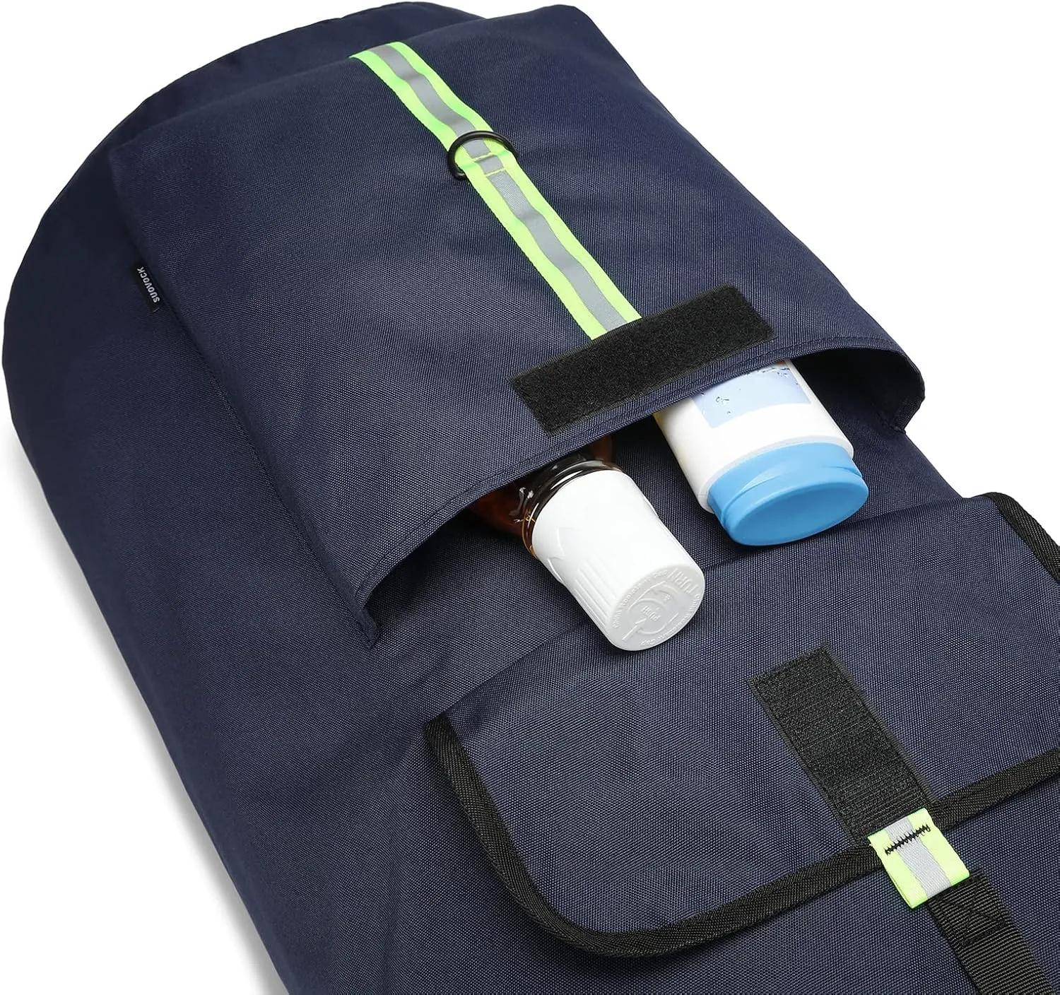 laundry bag backpack, extra-large heavy duty laundry bags, laundry backpack for college students, with drawstring closure (Dark blue laundry bag backpack)