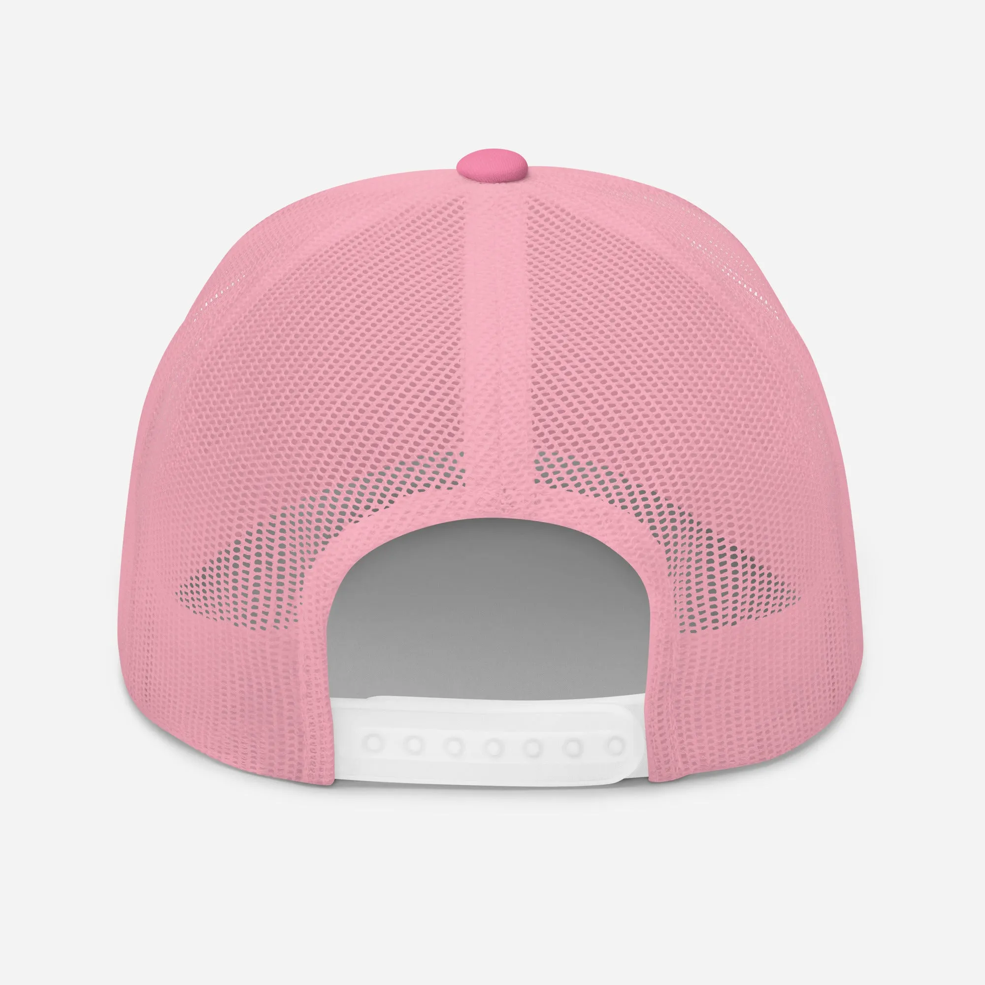 Lipstick Lounge White Logo Trucker Cap
