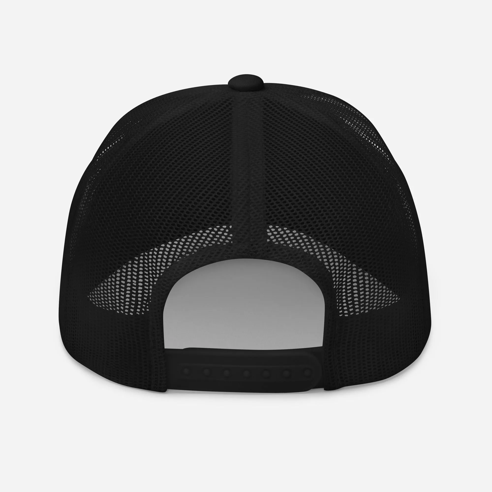 Lipstick Lounge White Logo Trucker Cap