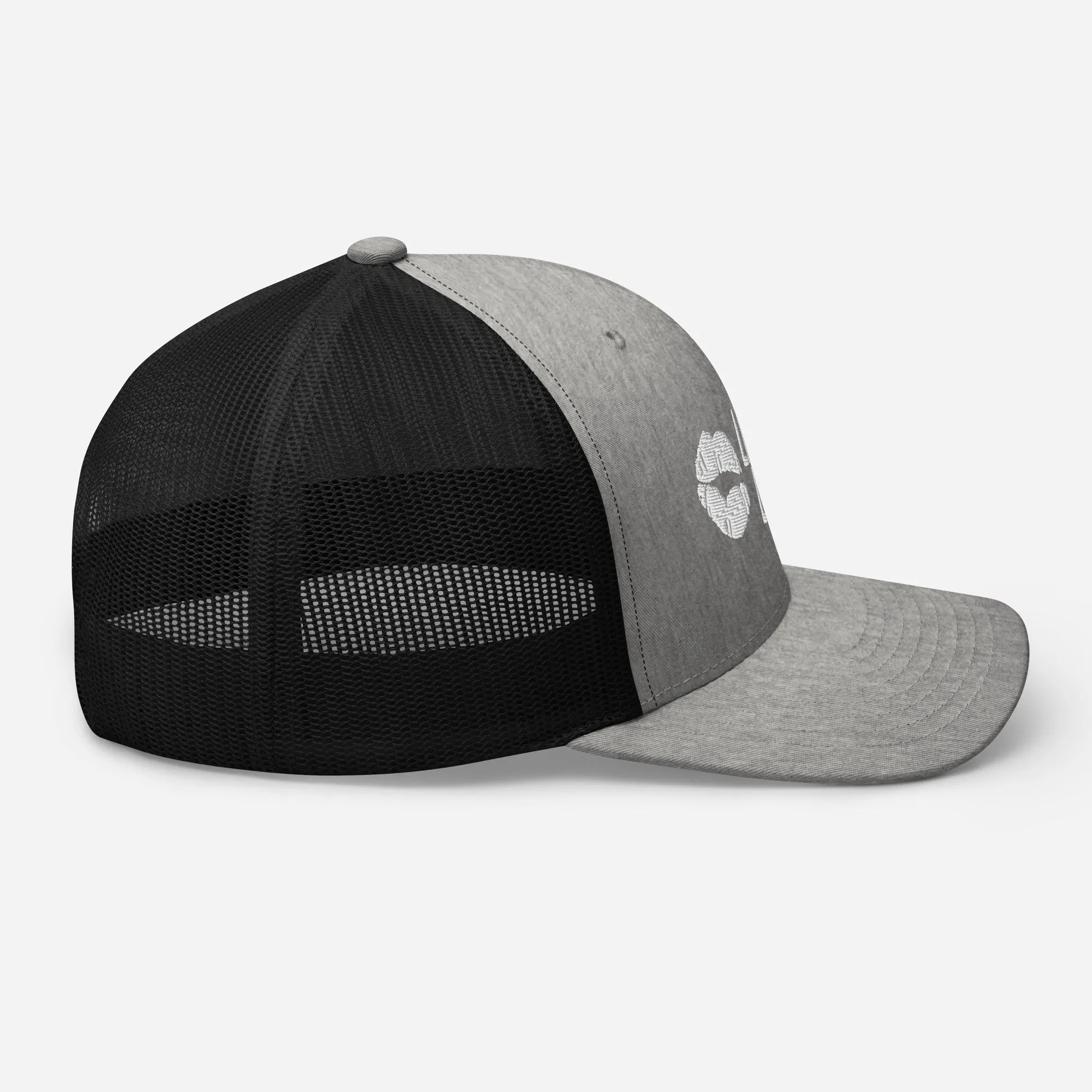 Lipstick Lounge White Logo Trucker Cap