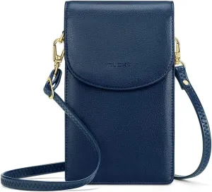nuoku Crossbody Phone Bag for Women, Mini Crossbody Purse, Small Phone Wallet Crossbody with Removable Card Holder