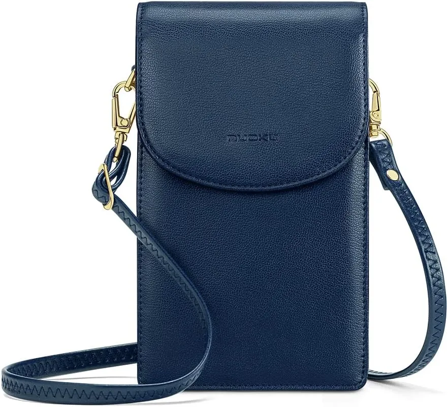 nuoku Crossbody Phone Bag for Women, Mini Crossbody Purse, Small Phone Wallet Crossbody with Removable Card Holder
