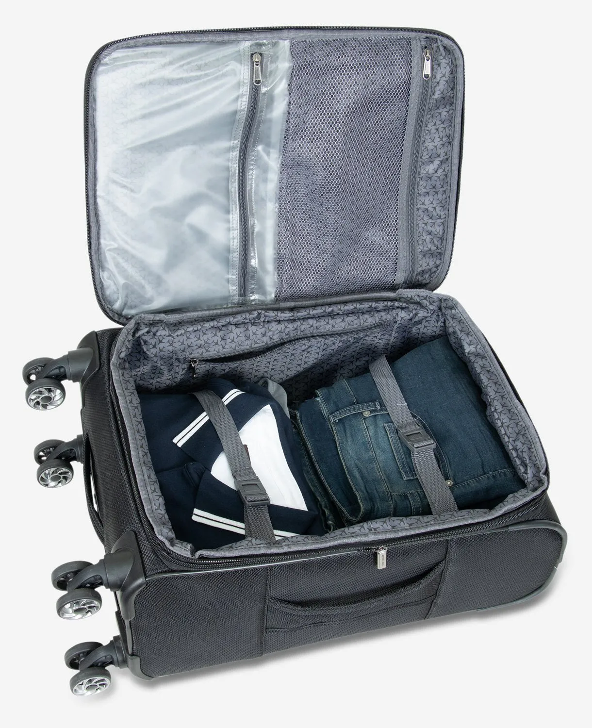 Rugged Roamer 20-Inch Carry-On Expandable Suitcase