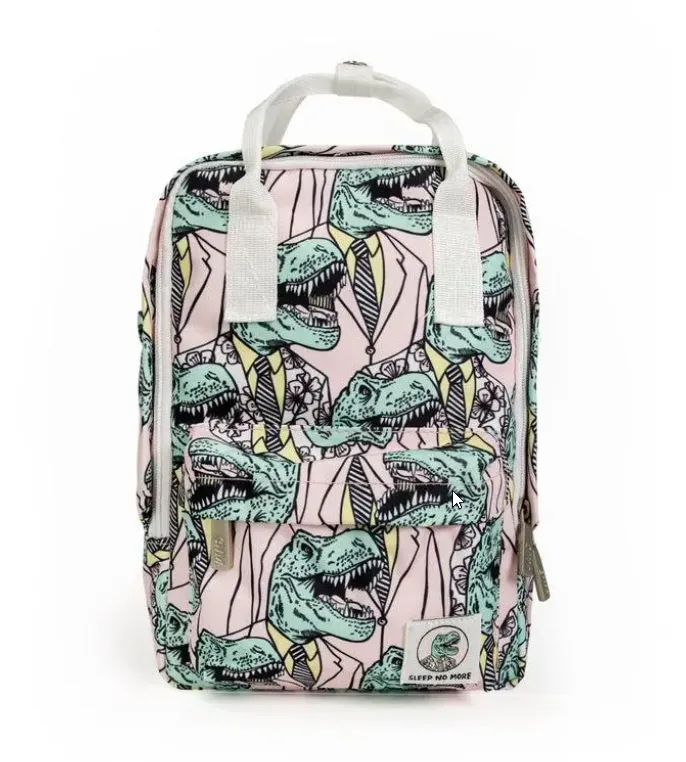 Sleep No More Preschool Backpack, T-rex Print