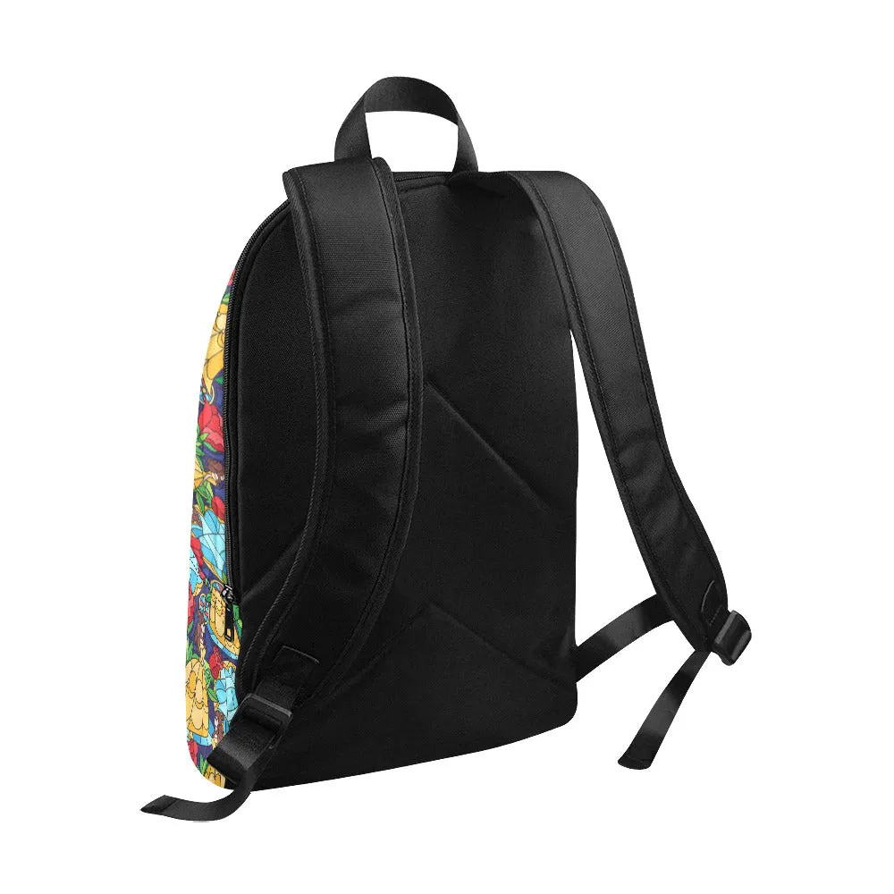 Stained Glass Fabric Backpack