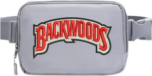 Unisex Backwoods Mini Belt Bag with Adjustable Strap Small Waist Pouch for Workout Running Traveling Hiking (Gray)
