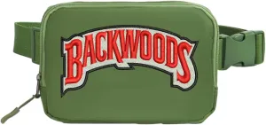 Unisex Backwoods Mini Belt Bag with Adjustable Strap Small Waist Pouch for Workout Running Traveling Hiking (Green)